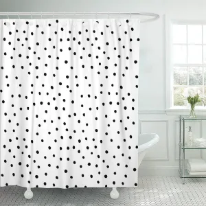 Rideau De Douche À Pois