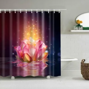Rideau De Douche 3d Fleur
