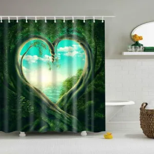 Rideau De Douche Amour Naturel