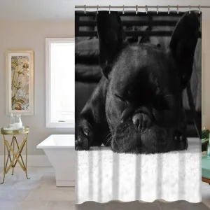 Rideau De Douche Bouledogue
