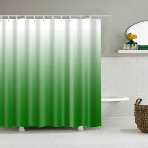 Rideau De Douche Dégradé Vert