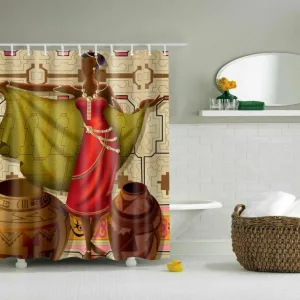 Rideau De Douche Design Abstrait