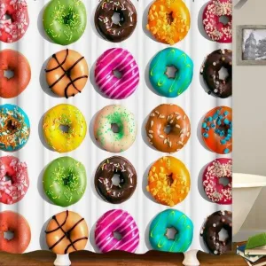 Rideau De Douche Donuts
