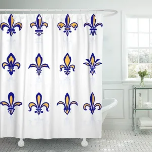Rideau De Douche Fleur De Lys