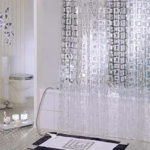 Rideau De Douche Transparent Anti Moisissure