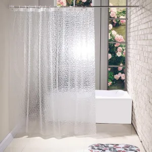 Rideau De Douche Transparent Épais